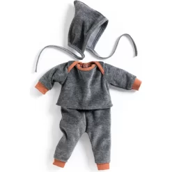 Sweat, Pantalon, Bonnet - Vêtements Gris Perle Pomea - Djeco