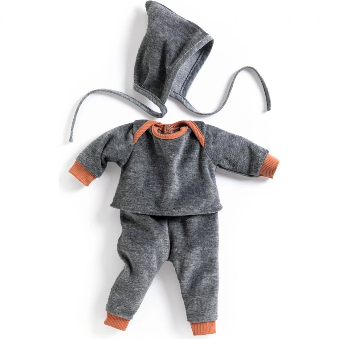 Sweat, Pantalon, Bonnet - Vêtements Gris Perle Pomea - Djeco 1 Sweat, Pantalon, Bonnet - Vêtements Gris Perle Pomea - Djeco