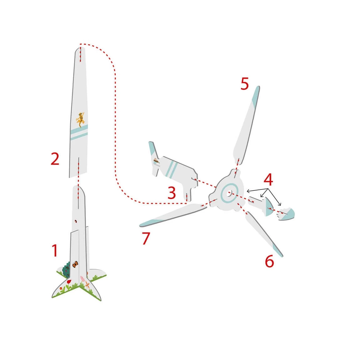 Jeu De Coopération - Eole Challenge - Partenariat Wwf® - Janod 2 Jeu De Coopération - Eole Challenge - Partenariat Wwf® - Janod – Image 2