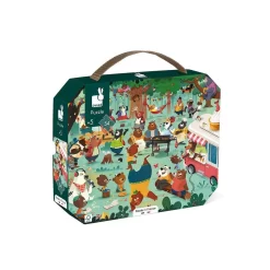 Puzzle La Cousinade Des Ours 54 Pièces & Valisette De - Janod