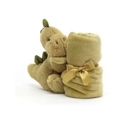 Doudou Couverture Dinosaure Bashful De - Jellycat