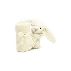 Doudou Couverture Lapin Crème Bashful - Jellycat -Petits Rêves Soldes jellycat doudou couverture lapin creme bashful 2