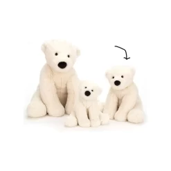 Peluche Perry Ours Polaire - 26 Cm - Jellycat -Petits Rêves Soldes jellycat peluche perry ours polaire 26 cm 2