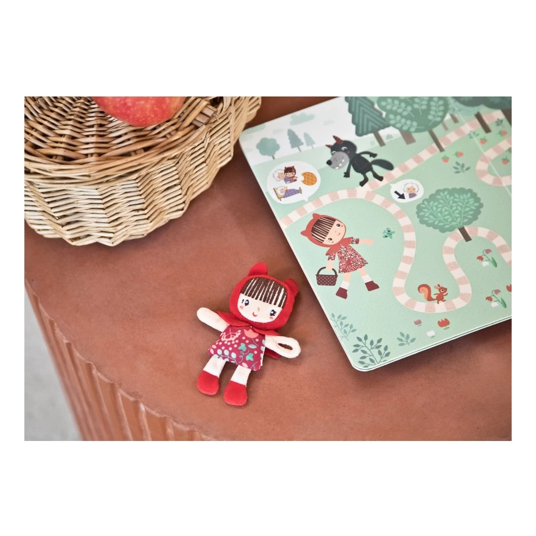 Livre Parcours En Carton Chaperon Rouge - Lilliputiens 4 Livre Parcours En Carton Chaperon Rouge - Lilliputiens – Image 4