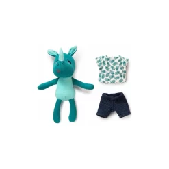 Coffret De 3 Peluches "La Famille De Marius Le Rhinocéros" - Lilliputiens -Petits Rêves Soldes lilliputiens marius set de minis personnages 3