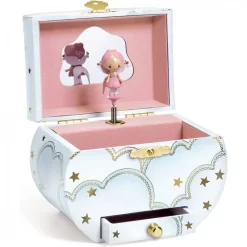 Boîte à Musique Et à Bijoux : Tinyly : Mélodie D'Elfe - Little Big Room By Djeco -Petits Rêves Soldes little big room by djeco boite a musique et a bijoux tinyly melodie d elfe 2
