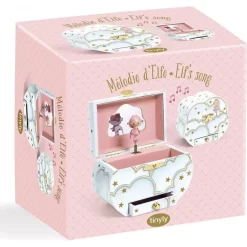 Boîte à Musique Et à Bijoux : Tinyly : Mélodie D'Elfe - Little Big Room By Djeco