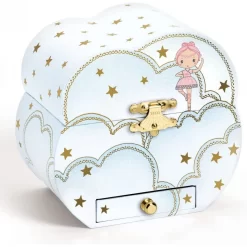 Boîte à Musique Et à Bijoux : Tinyly : Mélodie D'Elfe - Little Big Room By Djeco -Petits Rêves Soldes little big room by djeco boite a musique et a bijoux tinyly melodie d elfe 3