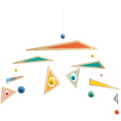 Boomerang Mobile En Bois - Djeco - Little Big Room By Djeco
