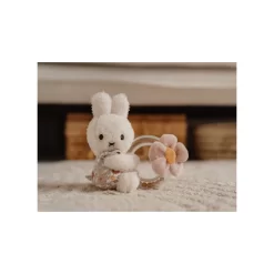 Hochet Miffy Avec Anneau - Vintage Flowers - Little Dutch -Petits Rêves Soldes little dutch hochet miffy avec anneau vintage flowers 2