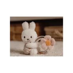 Hochet Miffy Avec Anneau - Vintage Flowers - Little Dutch -Petits Rêves Soldes little dutch hochet miffy avec anneau vintage flowers 3