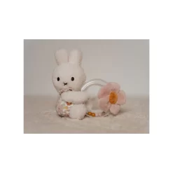 Hochet Miffy Avec Anneau - Vintage Flowers - Little Dutch -Petits Rêves Soldes little dutch hochet miffy avec anneau vintage flowers 7