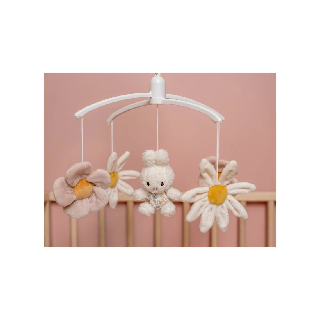 Miffy Mobile Musical Vintage Little Flowers - Little Dutch 1 Miffy Mobile Musical Vintage Little Flowers - Little Dutch