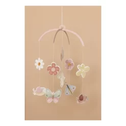 Mobile Déco Pour Bébé Flowers & Butterflies - Little Dutch