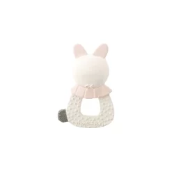 Anneau De Dentition Caoutchouc Lapin "Après La Pluie" - Moulin Roty -Petits Rêves Soldes moulin roty anneau de dentition lapin apres la pluie 2