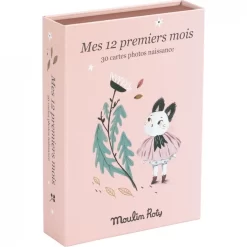 Coffret Naissance "Mes 12 Premiers Mois" En Photo - Moulin Roty 5 Coffret Naissance "Mes 12 Premiers Mois" En Photo - Moulin Roty -Petits Rêves Soldes moulin roty carte mes douze premiers mois apres la pluie 30 pages 2