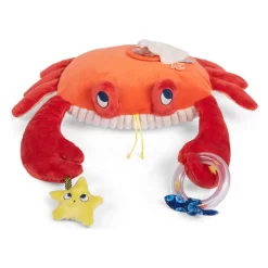 Grand Crabe Peluche D'activités - Les Aventures De Paulie - Moulin Roty -Petits Rêves Soldes moulin roty grand crabe d activites les aventures de paulie 4
