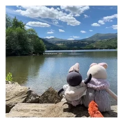 Peluche Grand Lapin Plume Après La Pluie - Moulin Roty -Petits Rêves Soldes moulin roty grand lapin plume apres la pluie 5