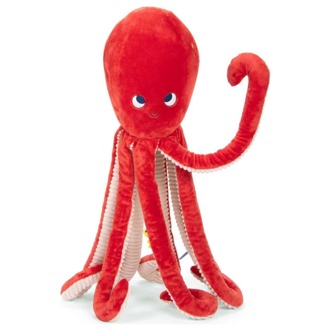 Grande Peluche Poulpe Rouge Paulie - Moulin Roty 3 Grande Peluche Poulpe Rouge Paulie - Moulin Roty – Image 3
