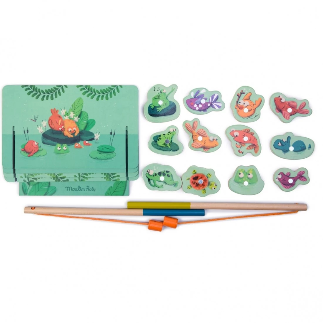 Jeu De Pêche - Dans La Jungle - Moulin Roty 3 Jeu De Pêche - Dans La Jungle - Moulin Roty – Image 3