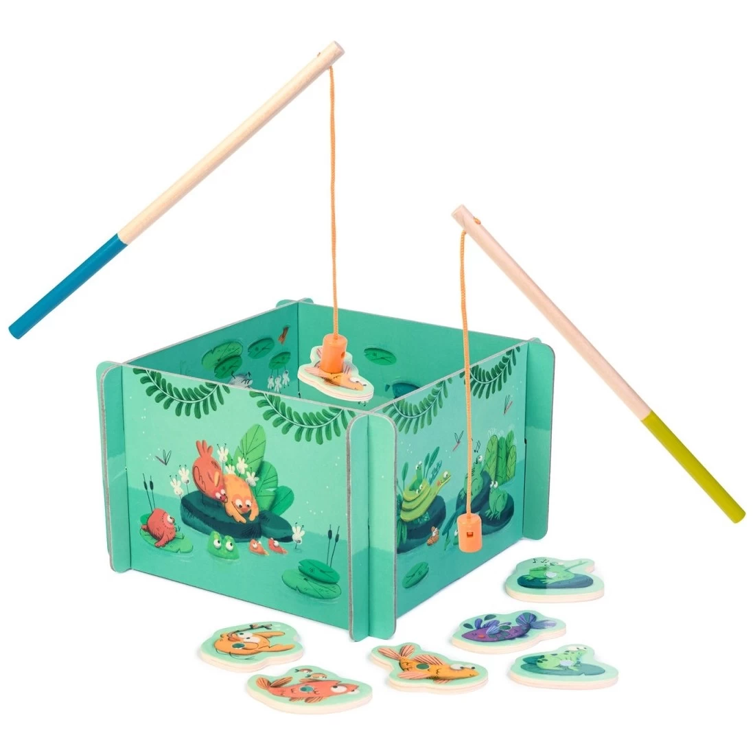 Jeu De Pêche - Dans La Jungle - Moulin Roty 4 Jeu De Pêche - Dans La Jungle - Moulin Roty – Image 4