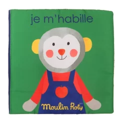 Livre Tissu Je M'habille - Les Popipop - Moulin Roty -Petits Rêves Soldes moulin roty livre tissu je m habille les popipop 2