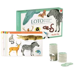 Loto Des Animaux - Tout Autour Du Monde - Moulin Roty