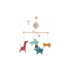 Mobile Musical En Bois "Sous Mon Baobab" - Moulin Roty