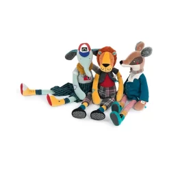 Peluche Lion Roméo - Les Broc & Roll's - Moulin Roty