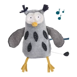 Poupée Musique Hibou Les Moustaches - Moulin Roty