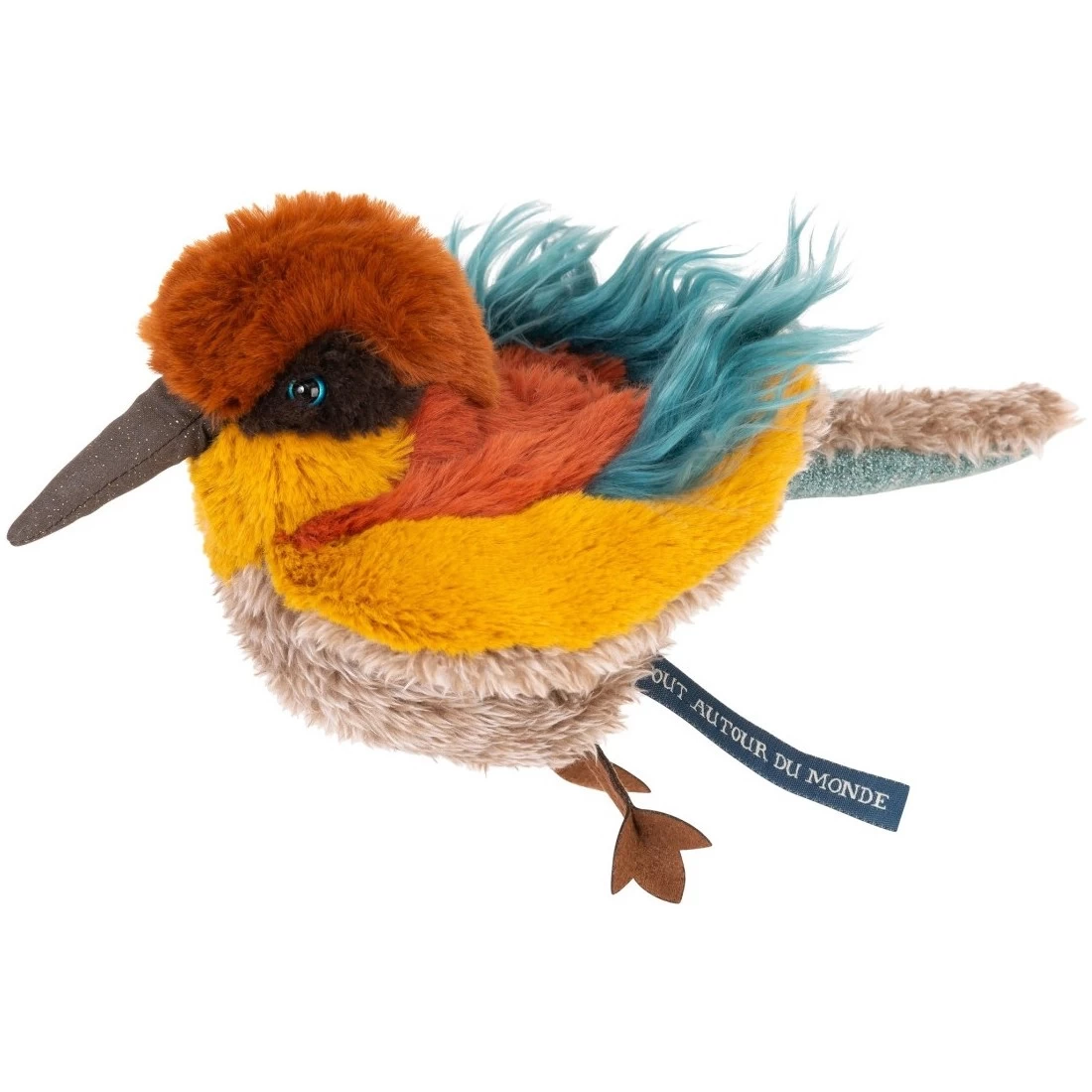 Peluche Oiseau Guêpier - Tout Autour Du Monde - Moulin Roty 3 Peluche Oiseau Guêpier - Tout Autour Du Monde - Moulin Roty – Image 3