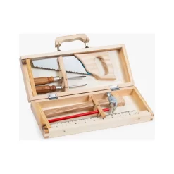 Petite Valise Bricolage - 6 Outils - Les Jouets D'hier - Moulin Roty -Petits Rêves Soldes moulin roty petite valise bricolage 6 outils les jouets d hier 2
