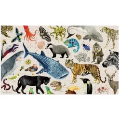 Puzzle 200 Pièces Les Animaux Du Monde - Moulin Roty -Petits Rêves Soldes moulin roty puzzle 200 pieces les animaux du monde 2