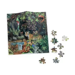 Puzzle Dans La Forêt Tropicale - 350 Pièces - Tout Autour Du Monde - Moulin Roty -Petits Rêves Soldes moulin roty puzzle dans la foret tropicale 350 pieces tout autour du monde 3