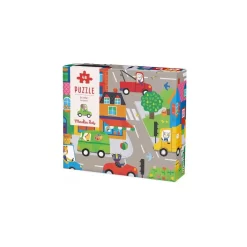 Puzzle En Ville - 48 Pièces - Les Popipop - Moulin Roty -Petits Rêves Soldes moulin roty puzzle en ville 48 pieces les popipop 2