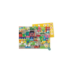 Puzzle En Ville - 48 Pièces - Les Popipop - Moulin Roty