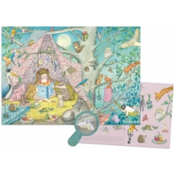 Puzzle La Cabane Secrète - 100 Pièces - Les Rosalies - Moulin Roty