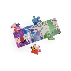 Puzzle La Jungle Arc-ciel - 24 Pièces - Les Toupitis - Moulin Roty -Petits Rêves Soldes moulin roty puzzle la jungle arc ciel 24 pieces les toupitis 4