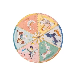 Puzzle Le Manège 45 Pièces Les Parisiennes - Moulin Roty -Petits Rêves Soldes moulin roty puzzle le manege 45 pieces les parisiennes 6
