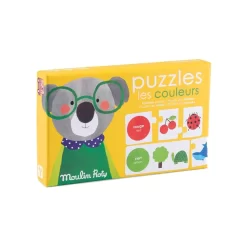 Puzzles Les Couleurs - Les Popipop - Moulin Roty -Petits Rêves Soldes moulin roty puzzles les couleurs les popipop 3