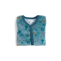 Pyjama 6 Mois Velours Bleu Nuit Sous Mon Baobab - Moulin Roty -Petits Rêves Soldes moulin roty pyjama 6 mois velours bleu nuit sous mon baobab 3