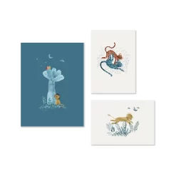 Set De 3 Affiches - Sous Mon Baobab - Moulin Roty 9 Set De 3 Affiches - Sous Mon Baobab - Moulin Roty -Petits Rêves Soldes moulin roty set de 3 affiches sous mon baobab 4