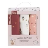 Coffret De 3 Langes En Coton Bio "Après La Pluie" - Moulin Roty