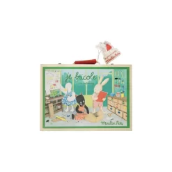 Valise En Bois Je Bricole La Grande Famille De - Moulin Roty -Petits Rêves Soldes moulin roty valise en bois je bricole la grande famille de 3