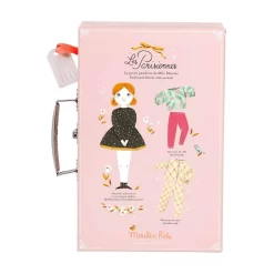 Valise Et Poupée La Petite Penderie - Les Parisiennes - Moulin Roty -Petits Rêves Soldes moulin roty valise et poupee la petite penderie les parisiennes 7