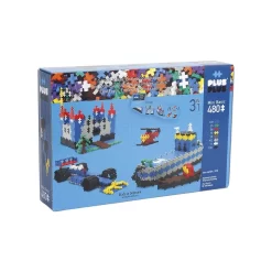 Bateau Château Voiture De Course - 480 Pieces - Plus-plus