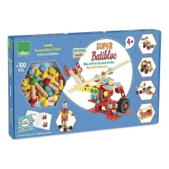 Jeu De Construction En Bois "Super Batibloc" - Vilac -Petits Rêves Soldes vilac super batibloc 3